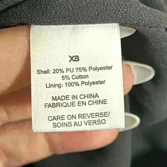 Ronny Kobo Black Faux Patent Glossy Mini Skirt Size XS - Picture 7 of 9